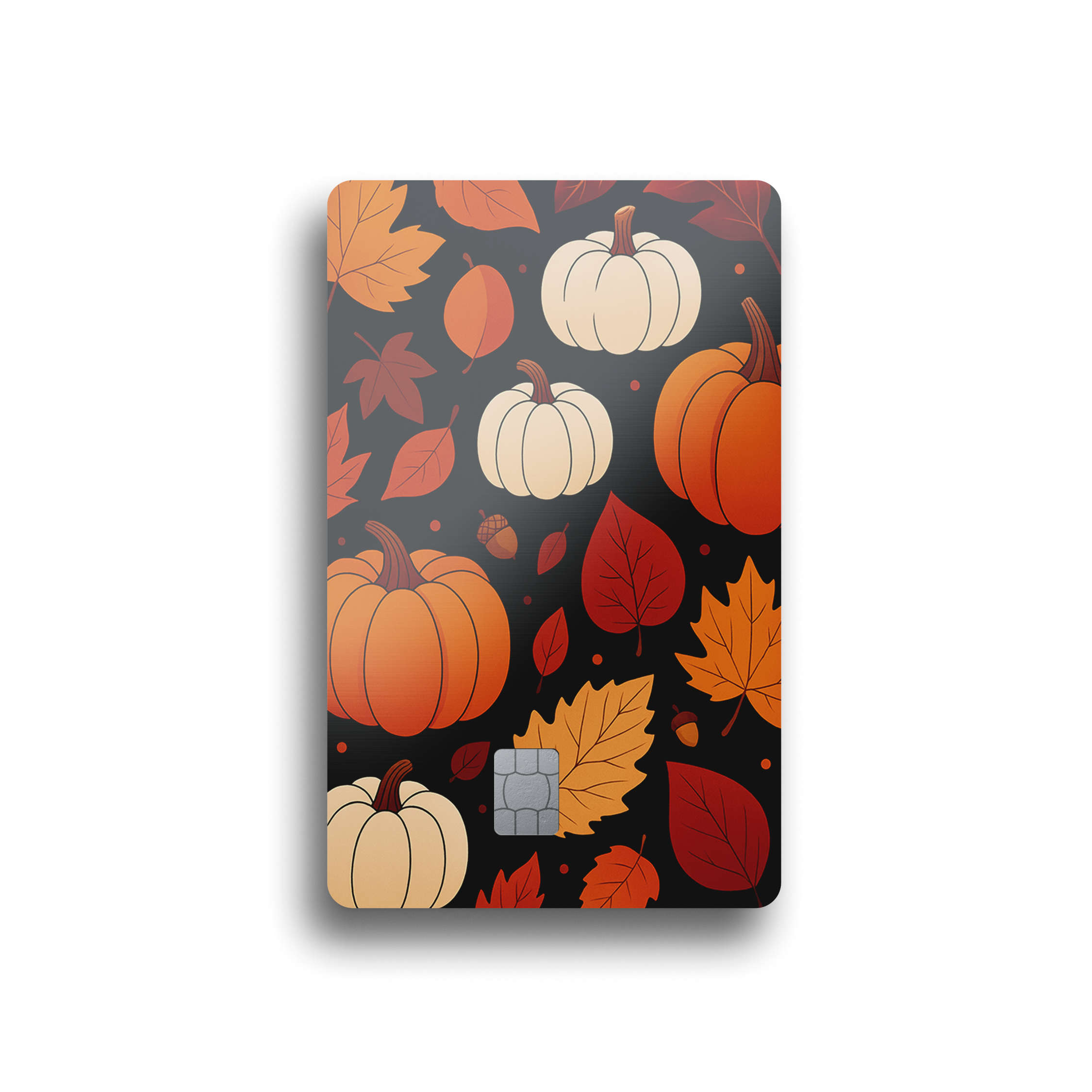 Autumn Pumpkin Print Card Skin